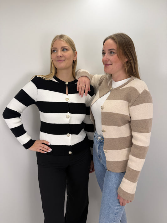 Cardigan Victoria - creme/taupe