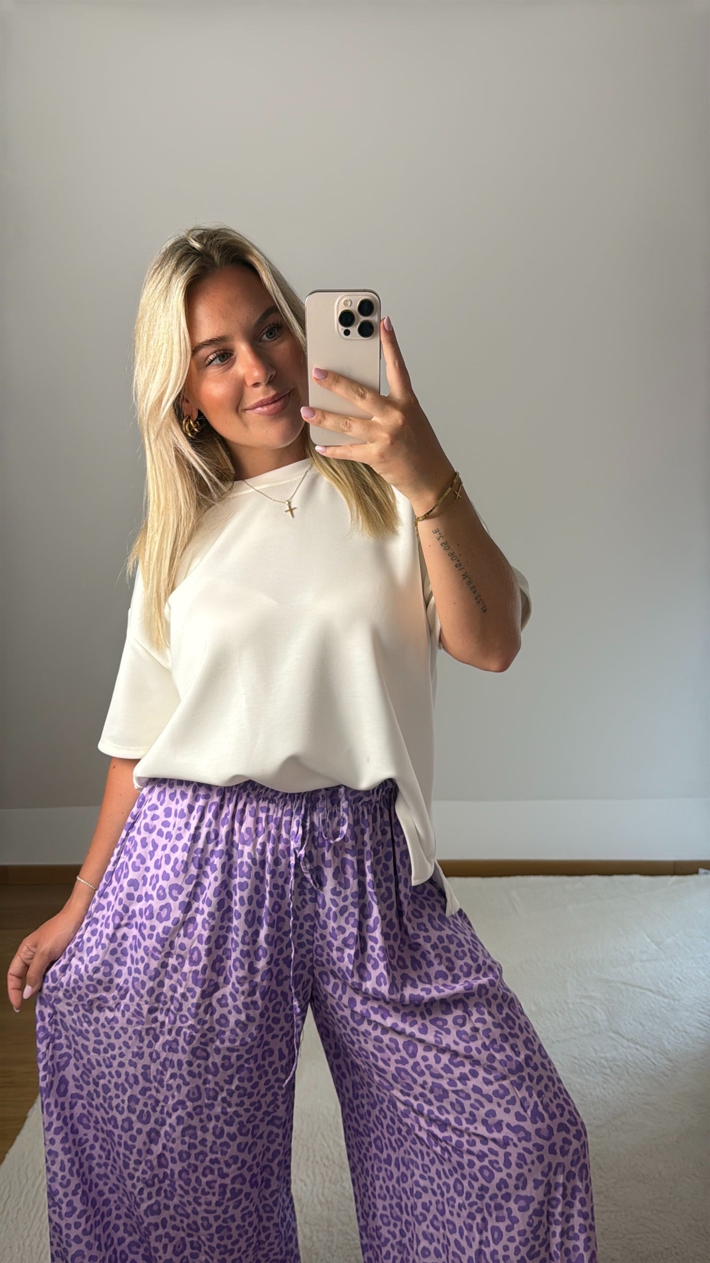 Weite Hose Nala - Lila/flieder