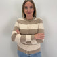 Cardigan Victoria - creme/taupe