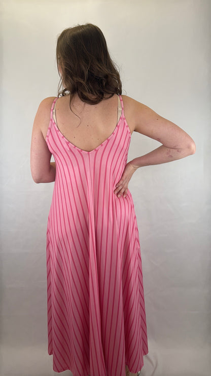 Langes Kleid Sina - rosa/pink