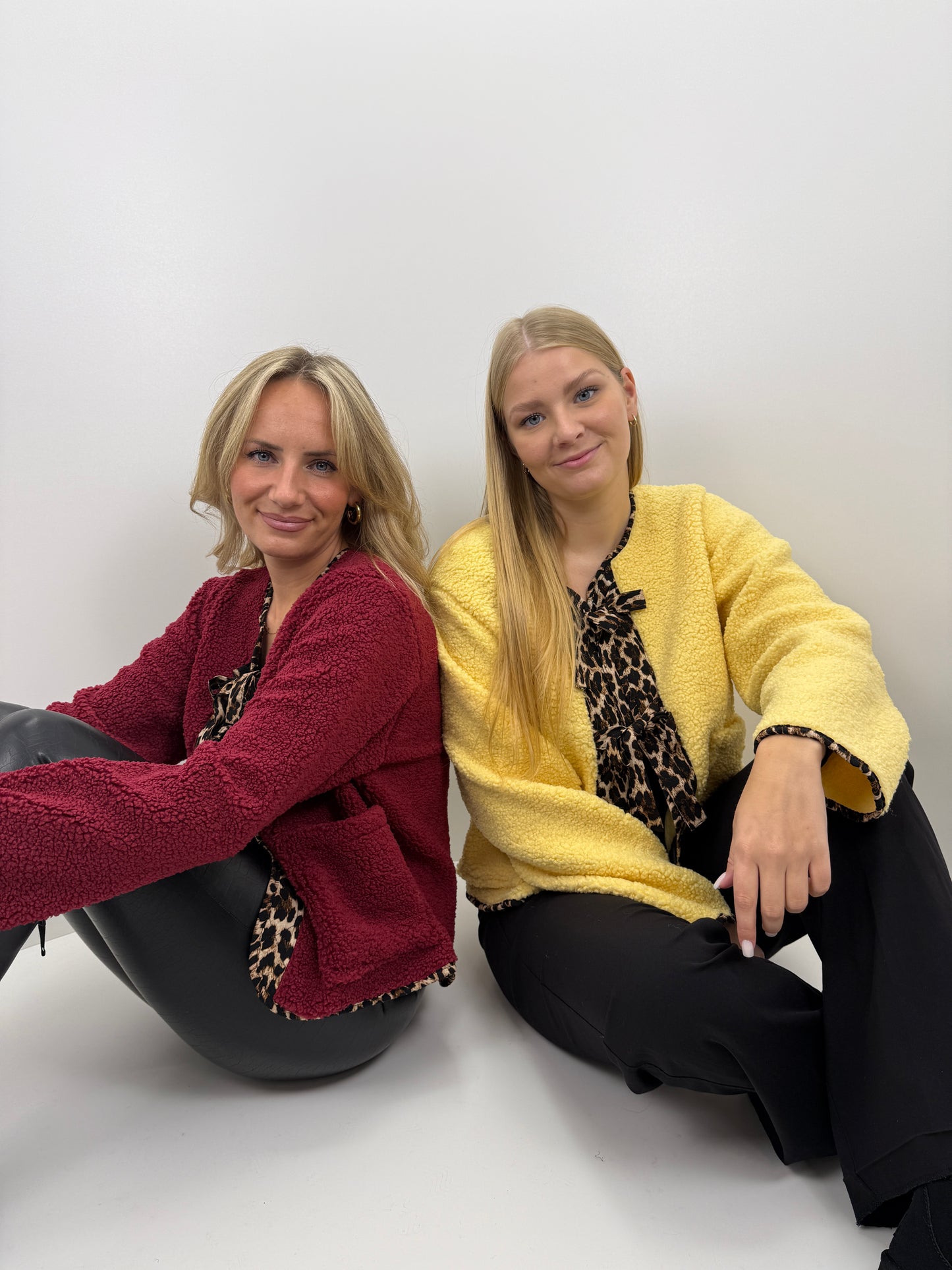 Teddyjacke Bowpard - bordeauxrot