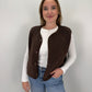 Weste im Teddylook Molly - braun