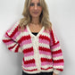 Cardigan Lovely - pink/rot