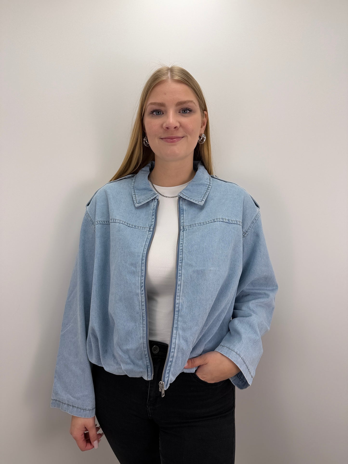 Jeansjacke Serena - hellblau