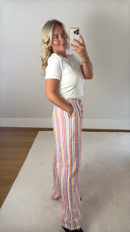Gestreifte Hose Fiona - bunt