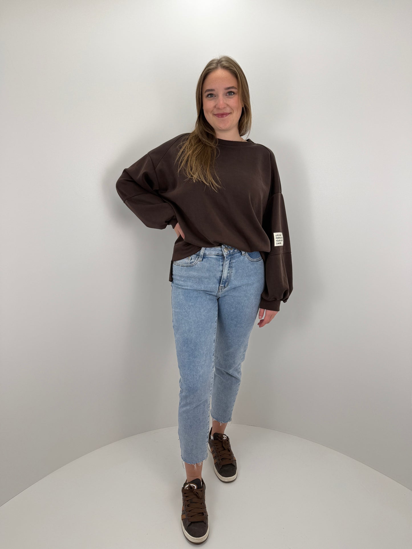 Sweatshirt Patch - braun