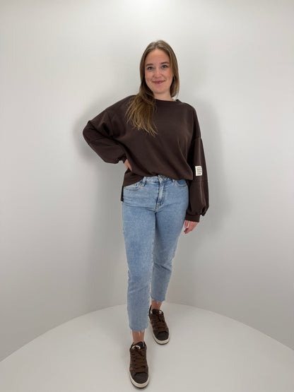 Sweatshirt Patch - braun