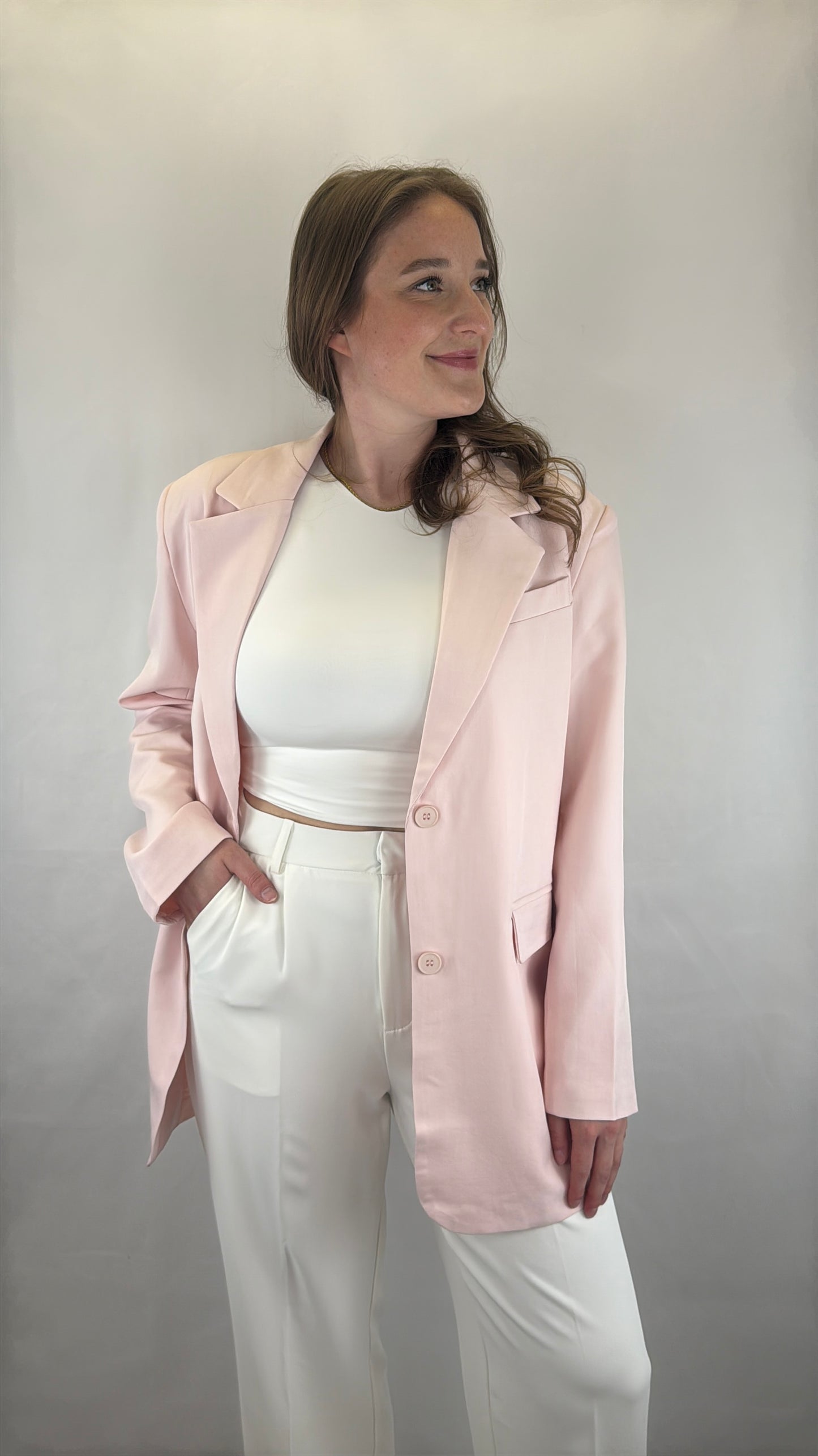 Oversize Blazer Jara - pastellrosa