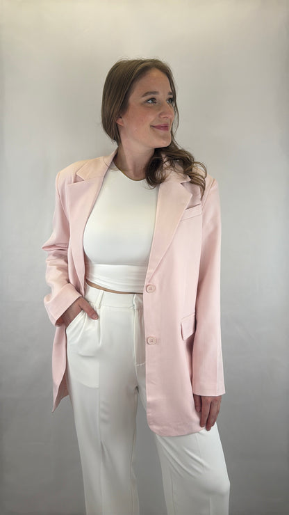 Oversize Blazer Jara - pastellrosa