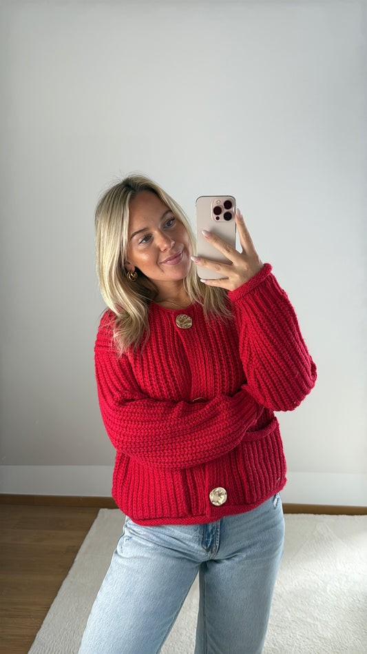 Cardigan Eleonora - rot