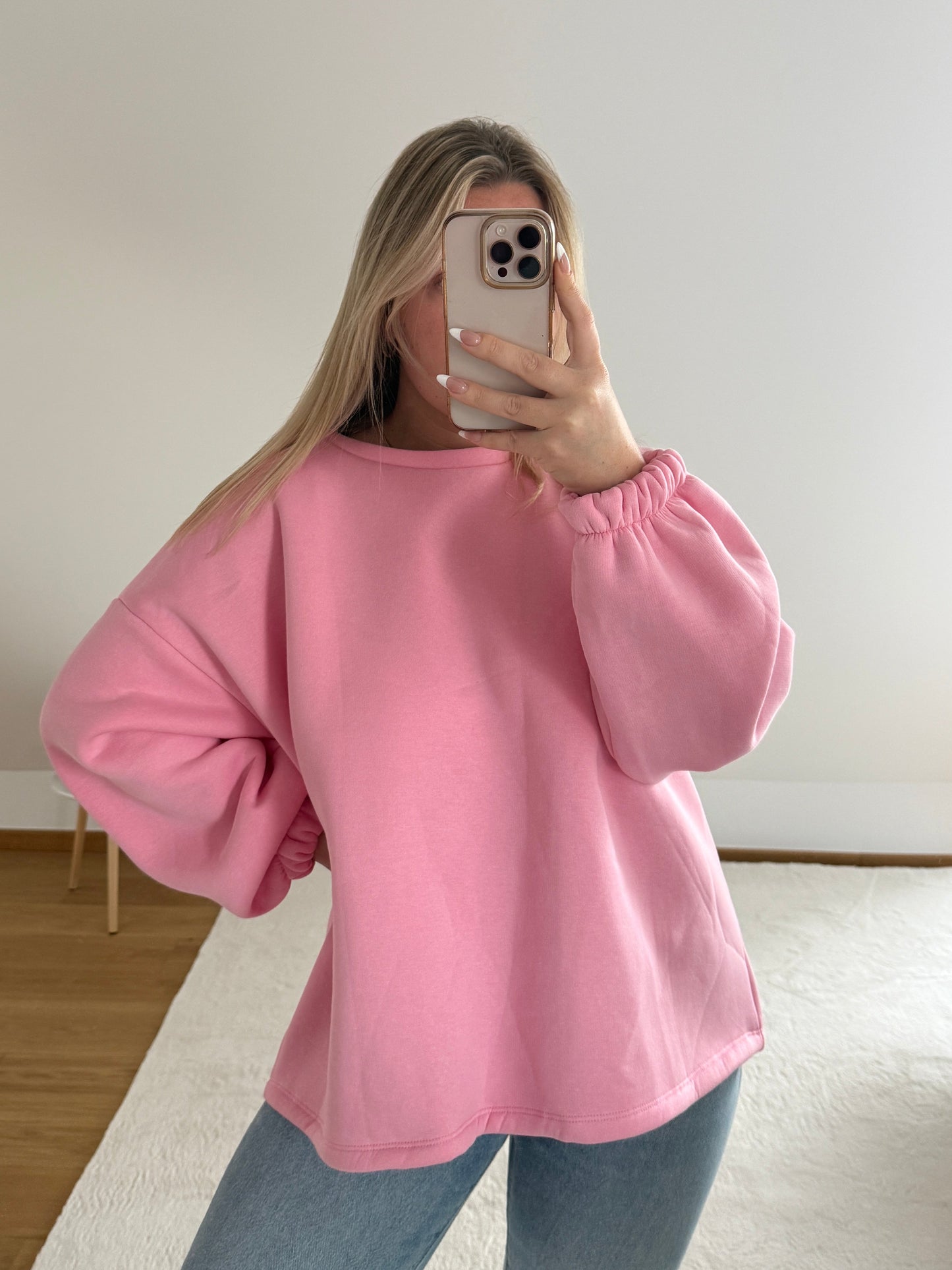 Sweatshirt GoodVibes - rosa