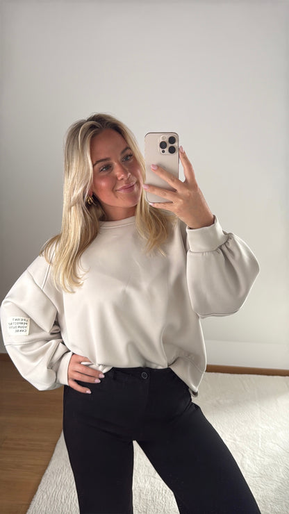 Sweatshirt Patch - beige