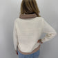 Strickcordjacke Maria - creme/beige