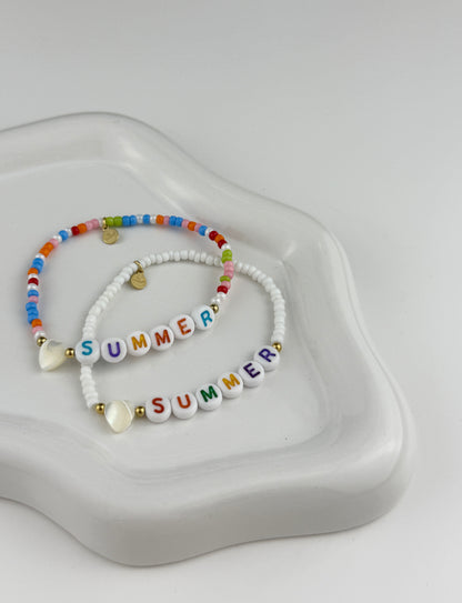 Armband - White Summer