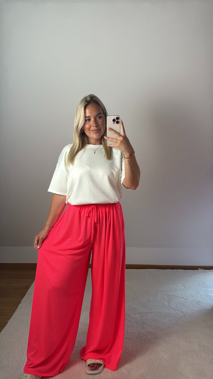 Weite Hose Jessy - neonpink