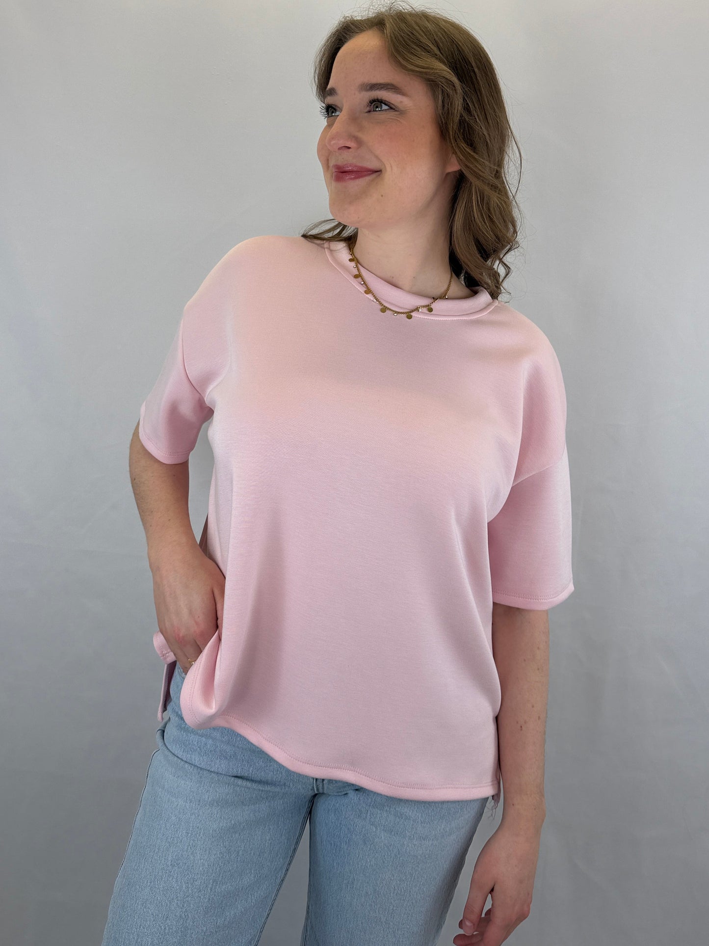 Basic T-Shirt Melly - rosa