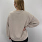 Sweatshirt Shiny - beige