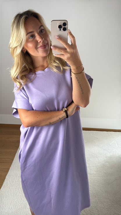 T-Shirt-Kleid Nova - flieder