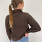 Strickcordjacke Maria - braun