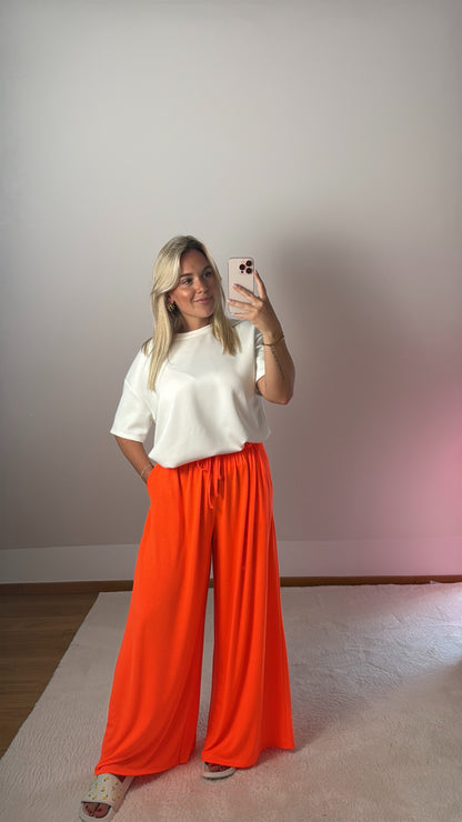 Weite Hose Jessy - neonorange
