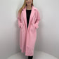 Langer Mantel Clara - rosa