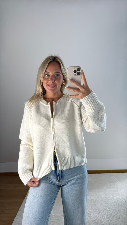 Strickjacke Leonie - weiß