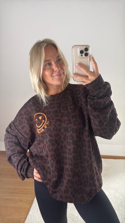 Oversize Sweatshirt Smiley