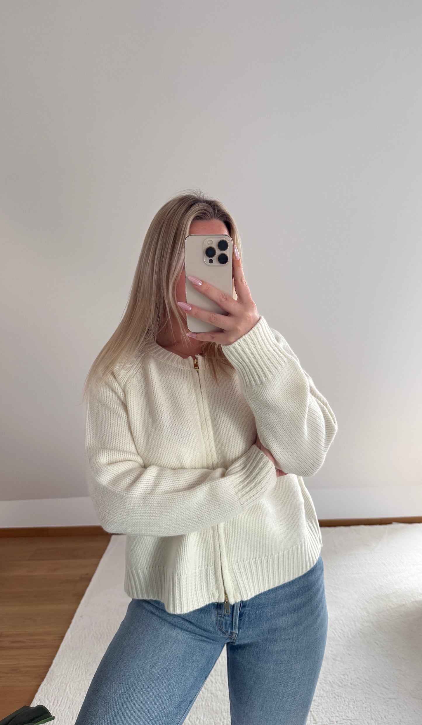 Strickjacke Leonie - creme