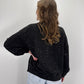 Sweatshirt Shiny - schwarz