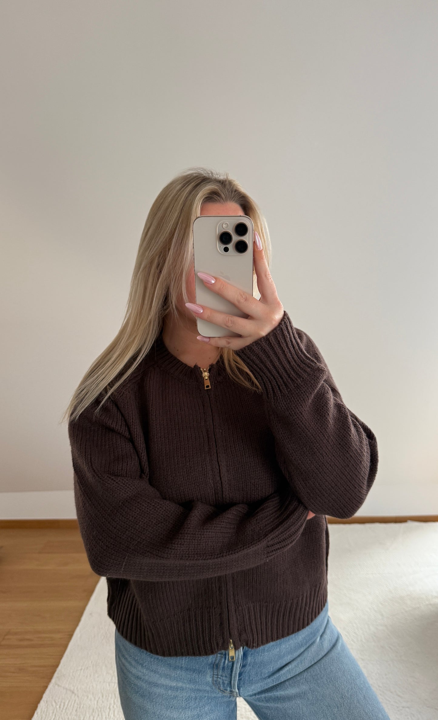 Strickjacke Leonie - braun