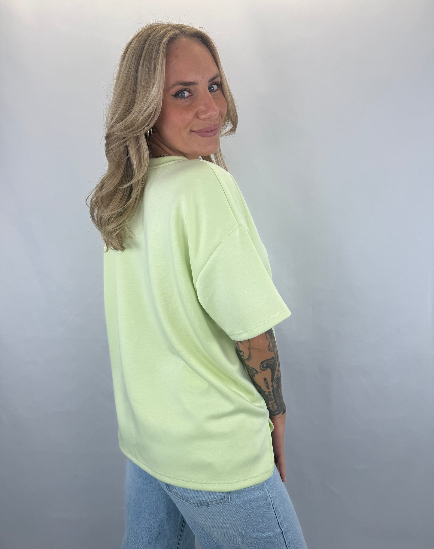 Basic T-Shirt Melly - grün