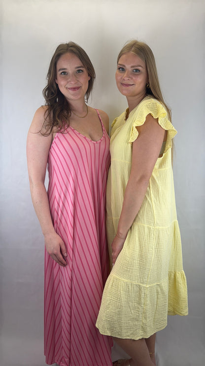 Langes Kleid Sina - rosa/pink