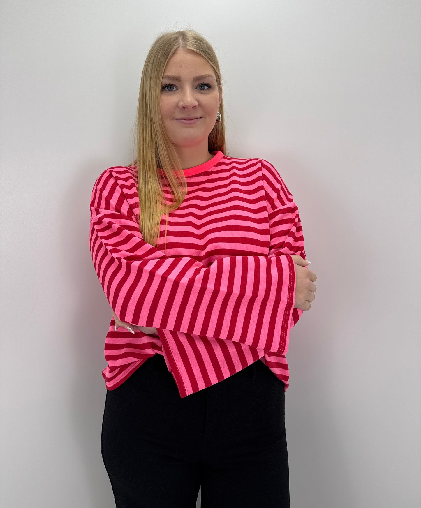 Sweatshirt Lucy - pink/rot