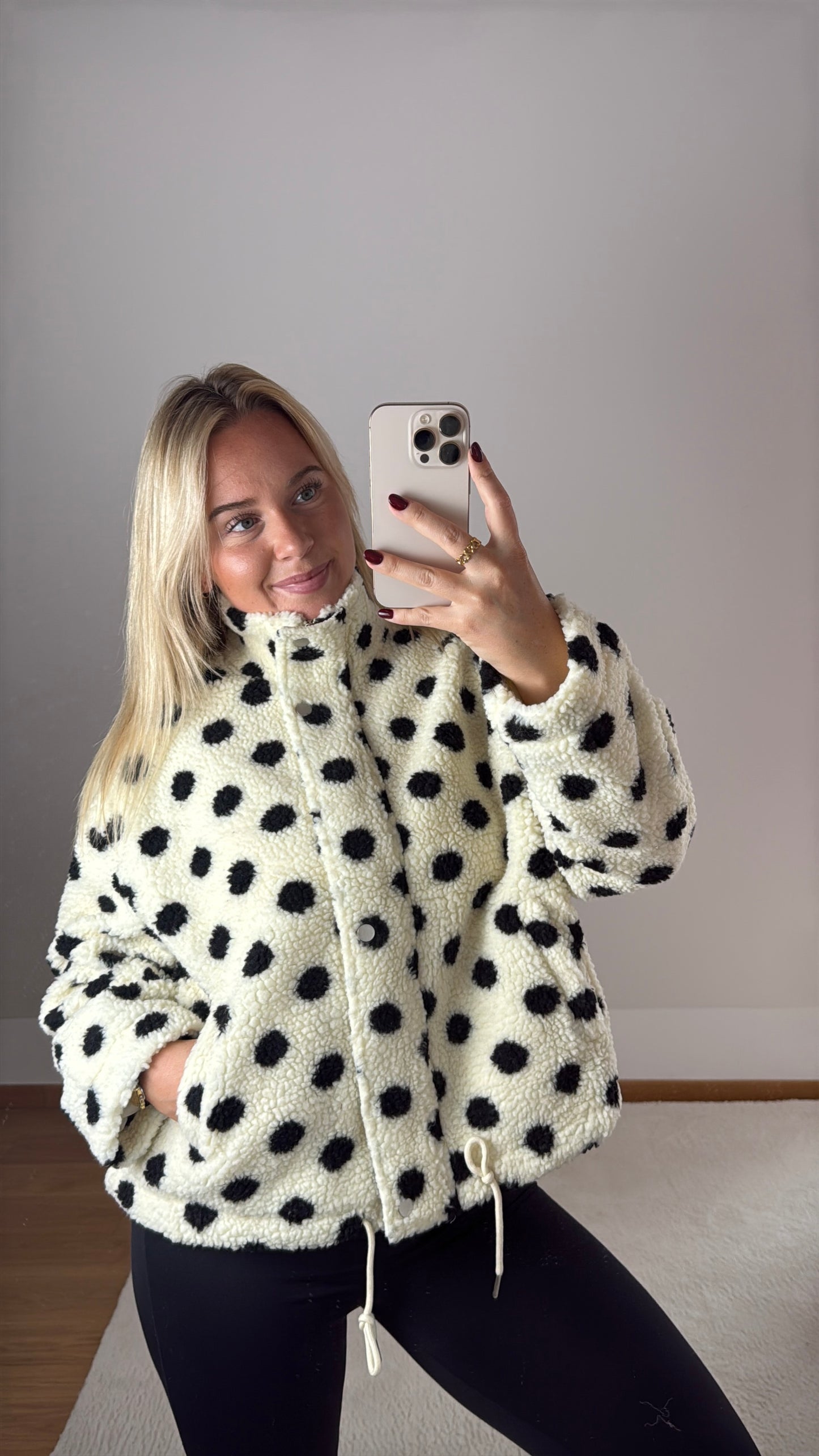 Teddyjacke Polka Dot