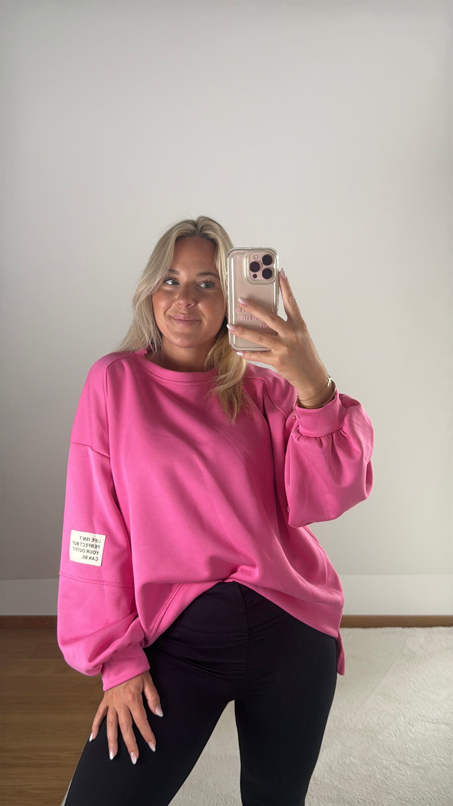 Sweatshirt Patch - pink