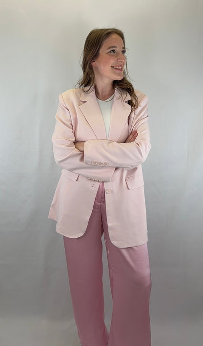 Satinhose Arina - rosa