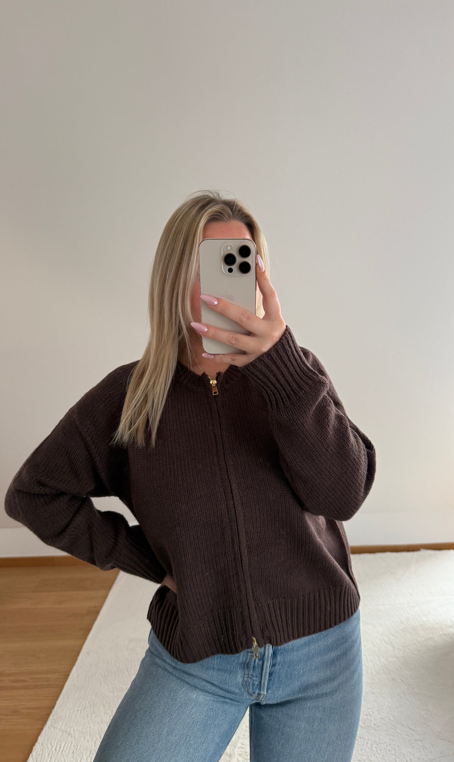 Strickjacke Leonie - braun