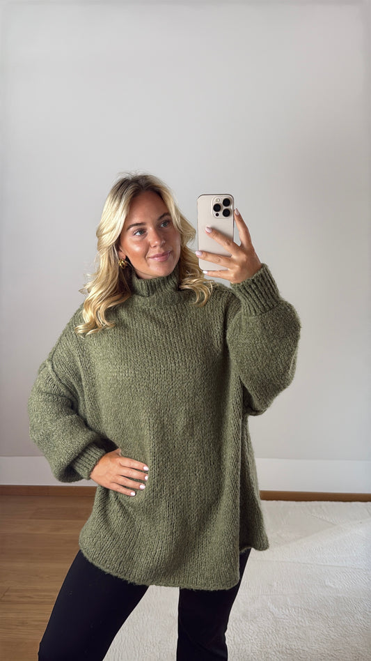 Oversize Pullover - Khaki