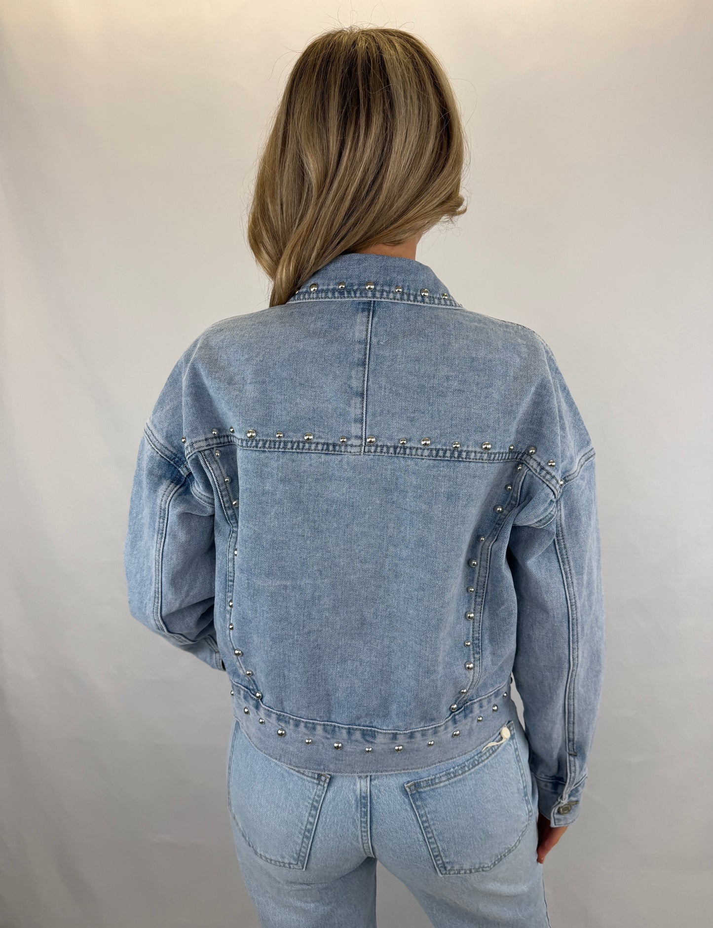 Jeansjacke Melissa - denim mit Nieten