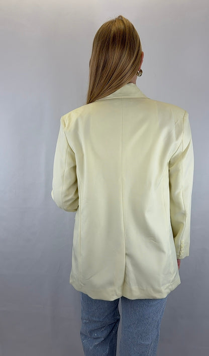Oversize Blazer Jara - pastellgelb