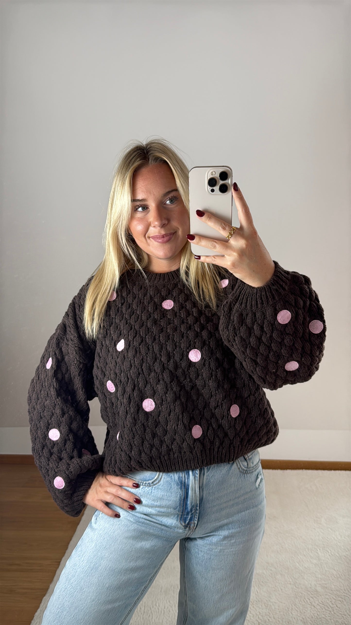 Strickpullover Polka Dot