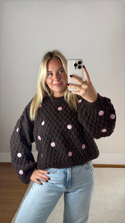 Strickpullover Polka Dot