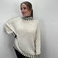 Oversize Pullover Stripes - creme