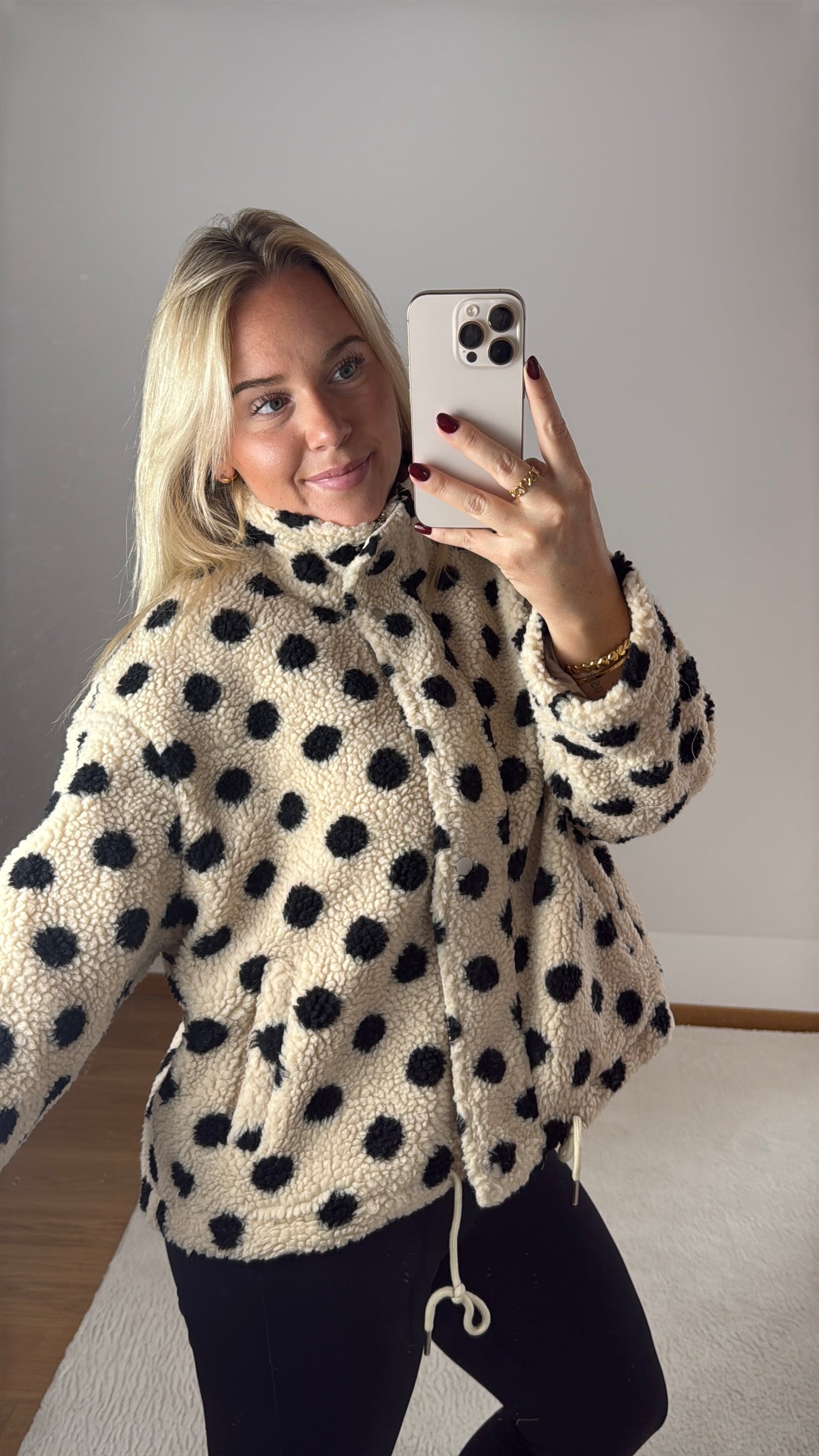 Teddyjacke Polka Dot