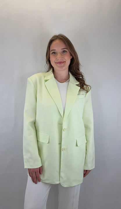 Oversize Blazer Jara - pastellgrün