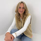 Weste im Teddylook Molly - beige