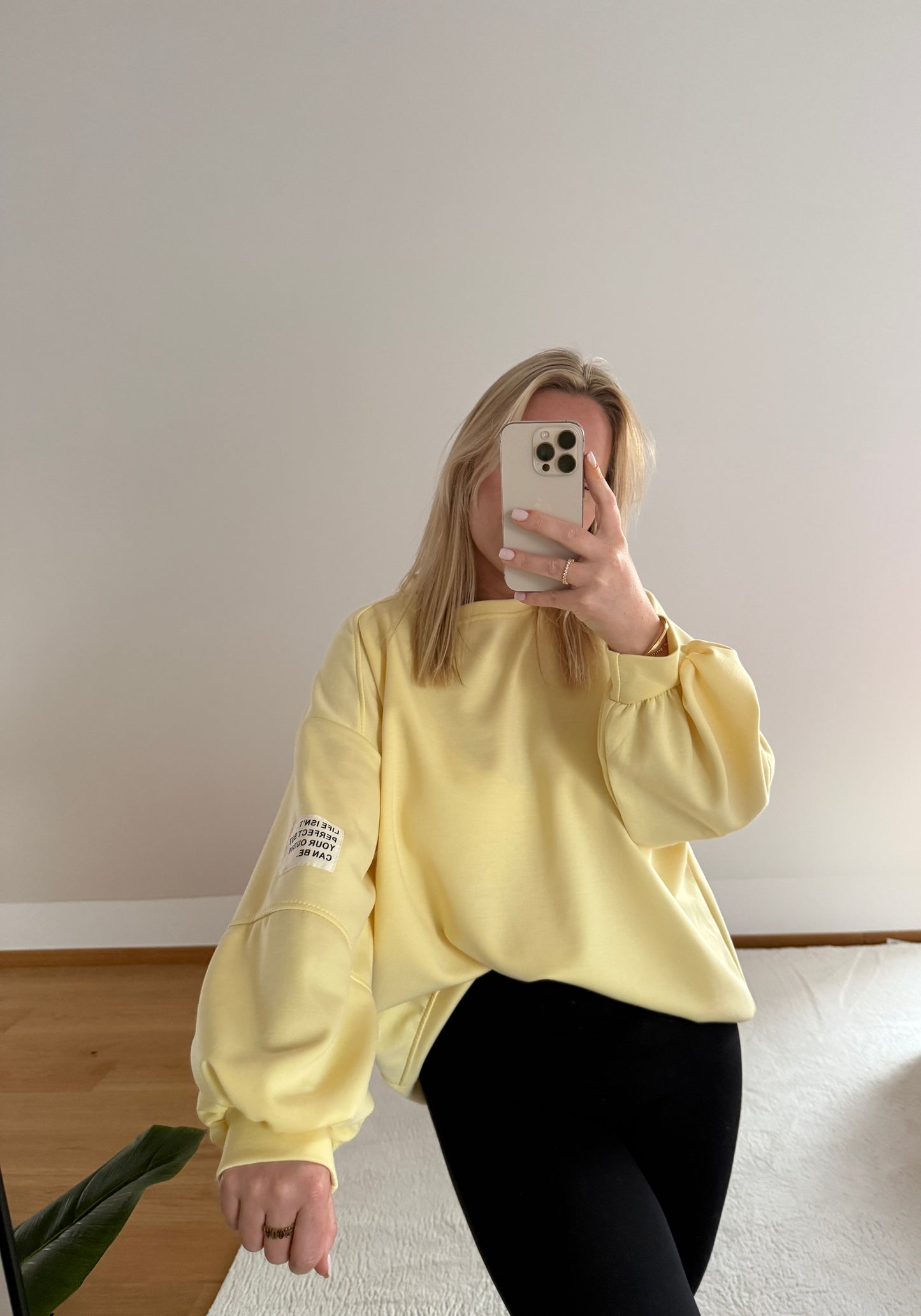 Sweatshirt Patch - gelb