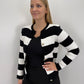 Cardigan Victoria - schwarz/weiß
