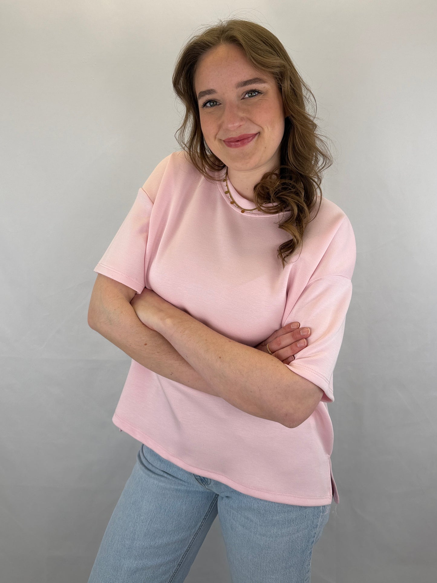 Basic T-Shirt Melly - rosa