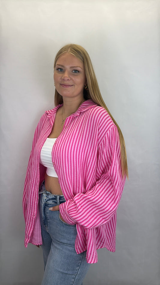 Musselinbluse Gina - rosa/pink